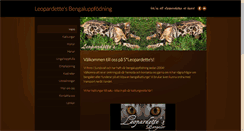 Desktop Screenshot of leopardettes.se
